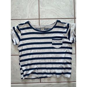 Navy striped t shirt